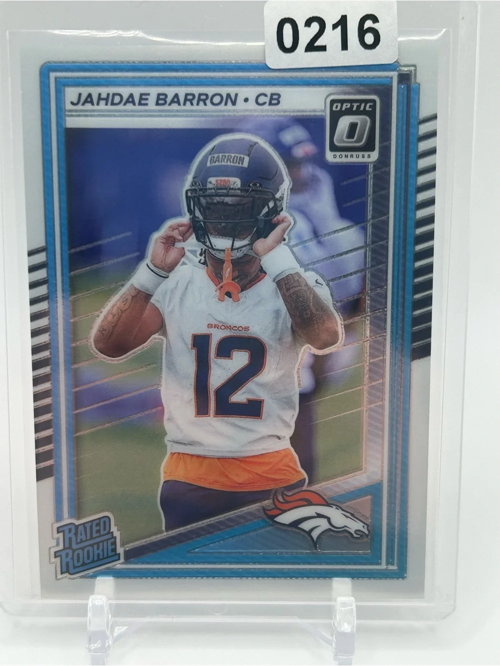 Jade Barron Broncos Rates Rookie Football Card 🏈